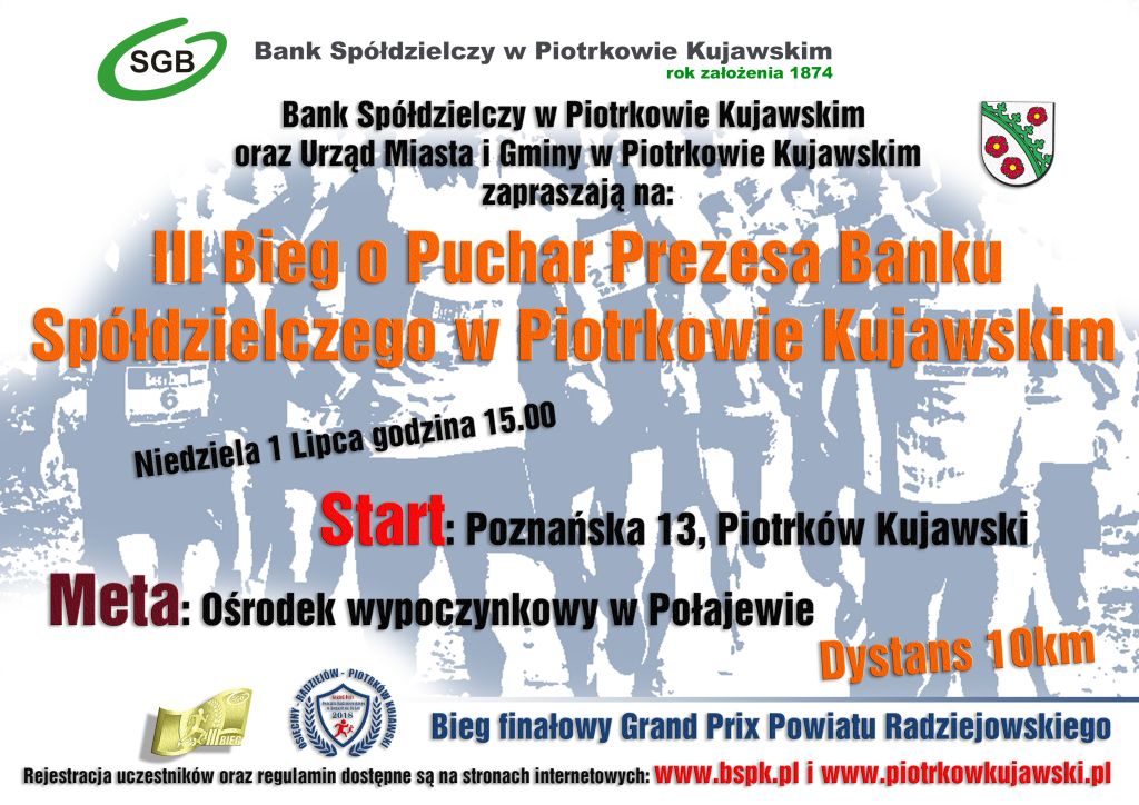 III Bieg o Puchar Prezesa Banku Spółdzielczego w Piotrkowie Kujawskim